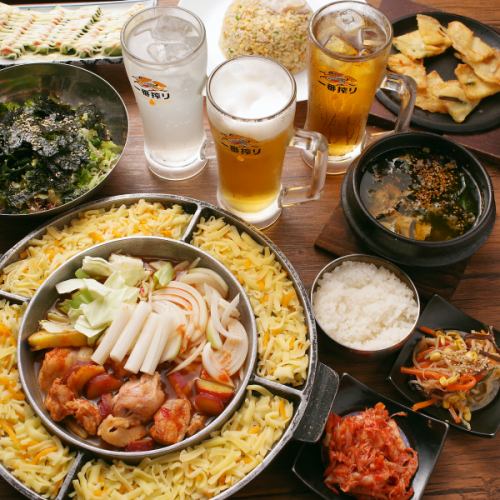 大人気★韓国料理の食べ飲み放題2999円