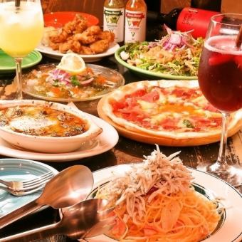 [TAKEYA's standard Italian course] {2 hours all-you-can-drink included}