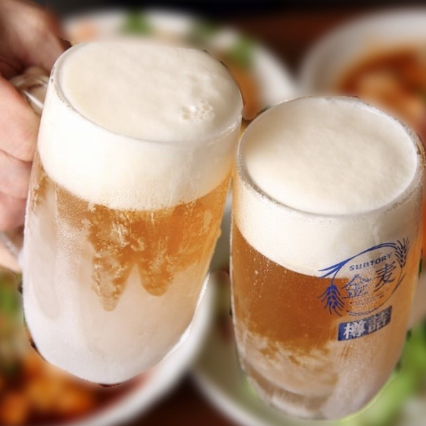 はじめての方にもおすすめ♪お気軽に楽しめる、ビールもOKの飲み放題単品2時間1650円(税込)！！