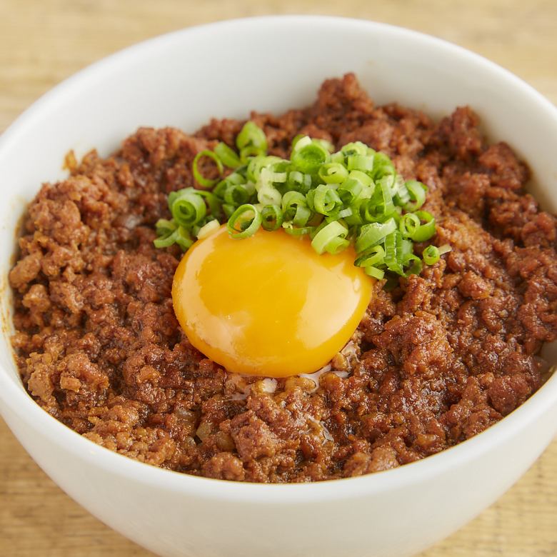 鳥肉味噌ご飯