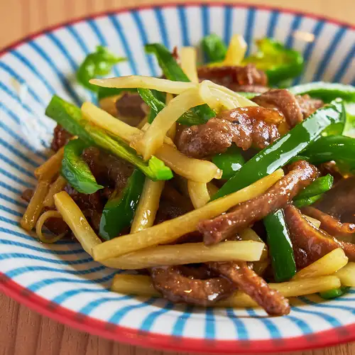 牛タン青椒肉絲