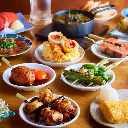 ●雛鳥-Hina-●特上牛タン・鶏もも串など名物を満喫！【8品4000円】2時間飲み放題付き