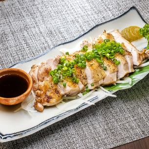 薩摩地鶏ももタタキ焼き（ポン酢和え）