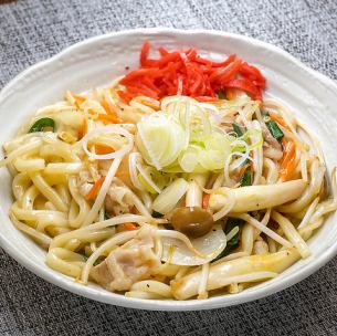 和風焼きうどん（カレー又は明太子マヨ味）