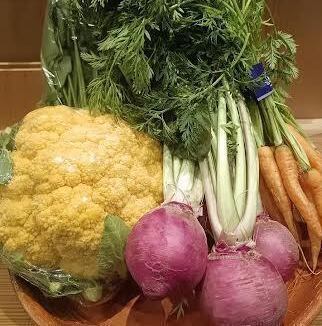 季節の東京野菜を使った野菜料理