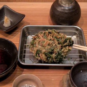 天麩羅コース（日本酒付き）