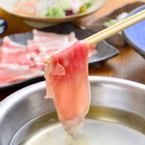 How about a shabu-shabu hot pot with carefully selected meat?