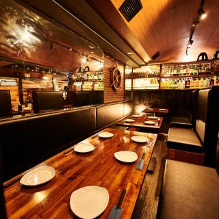 Private room! It conveys the playfulness of adults! It is a popular seat that fills up quickly with a reservation.Please feel free to contact us ♪