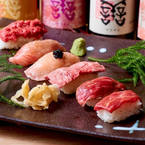 A lot of attention on SNS! All-you-can-eat grilled meat sushi