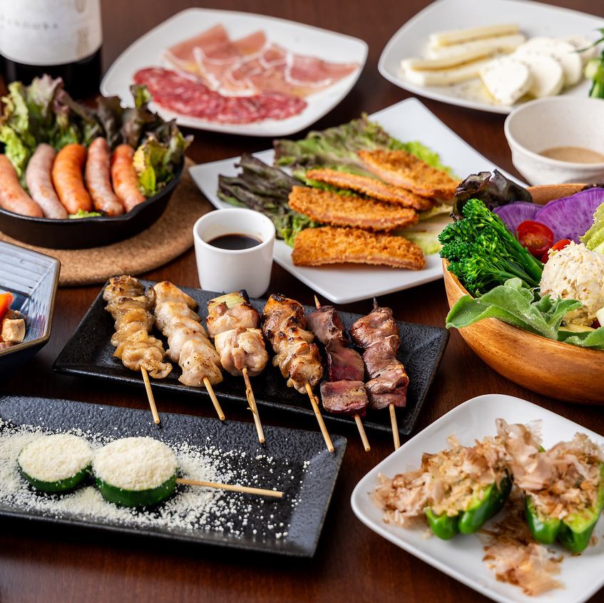 3 minutes walk from Kinshicho ◎A yakitori izakaya featuring beautiful chicken! Perfect for all kinds of banquets or drinking parties after work!