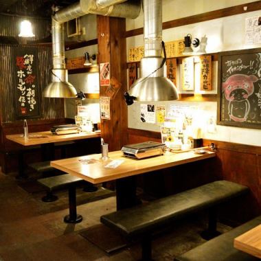 A place where spirit and smile gather.I love this place where such a downtown feeling drifts.The charm of Odai Hormone.Morning ground fresh miso Tonchan · black beef and grilled beef · beef hormone with pot prepared.If yakiniku party at Kamioidai, Miso Ton chan ya Odai hormone !!