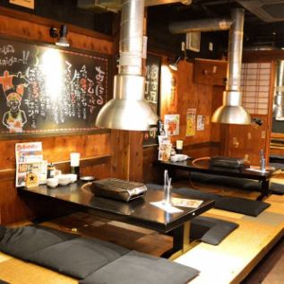 A banquet for up to 24 guests is also possible ☆ Akashiki popular with families.Children's chairs are also available.Desktop duct is equipped.You can use it for girls' association, dressing party, drinking party, anniversary, banquet and charter party.