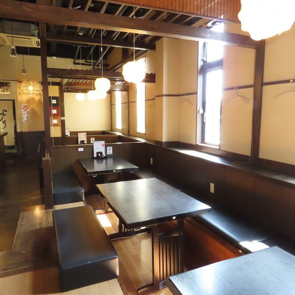 宴会は利用もOK！人数ご相談ください♪掘りごたつ式席とテーブル席があり！