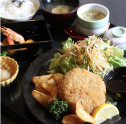 メンチカツ御膳-menchikatsu-