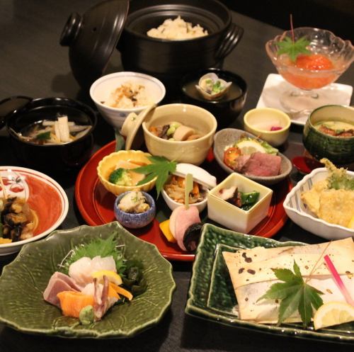 和食で季節のお料理コース