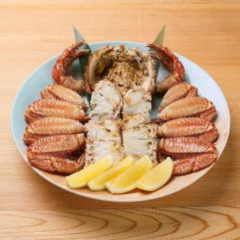 Boiled hairy crab from the Okhotsk Sea