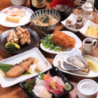 [7,000 yen course] 2 hours of all-you-can-drink with draft beer, 10 dishes in total