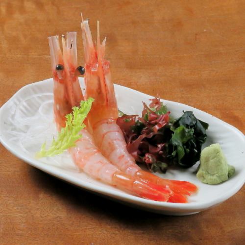 Hokkaido-produced spot prawns