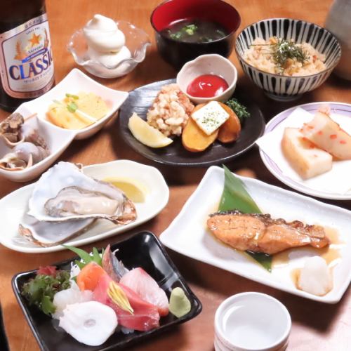 Kita no Aji Daisuke Limited Course with All-You-Can-Drink: 6000 yen