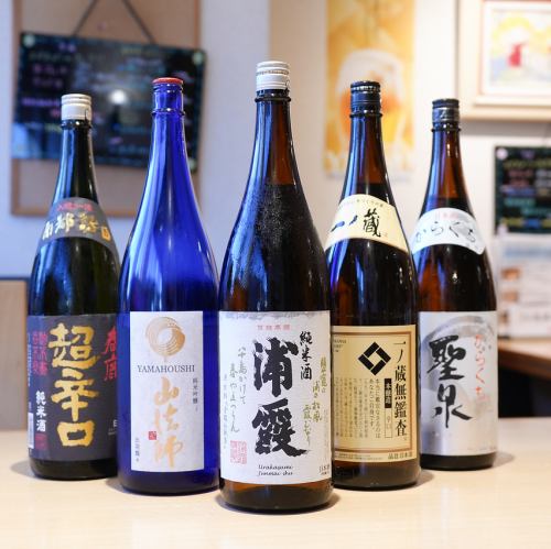 お蕎麦に合う日本酒ございます。