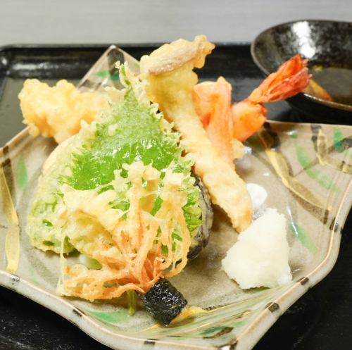 こだわりの天麩羅をぜひお召し上がりください。