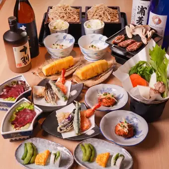 【冬季限定】高级鸭肉火锅套餐 5,850日元(含税)*仅限食物