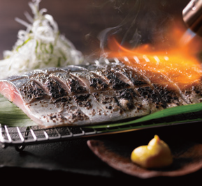 〆 Mackerel roasting