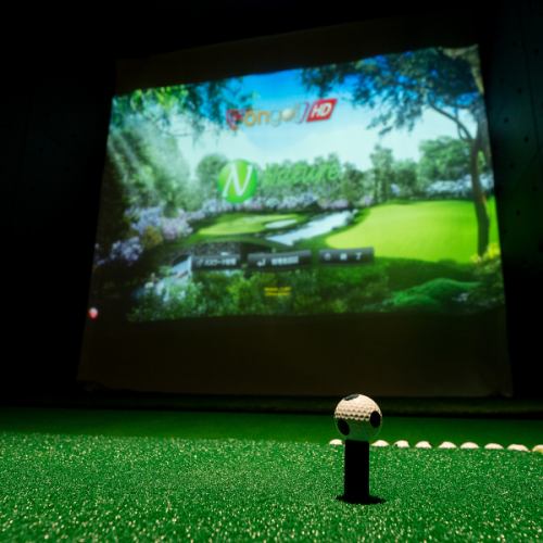 【シミュレーションゴルフ&ドリンクセット】