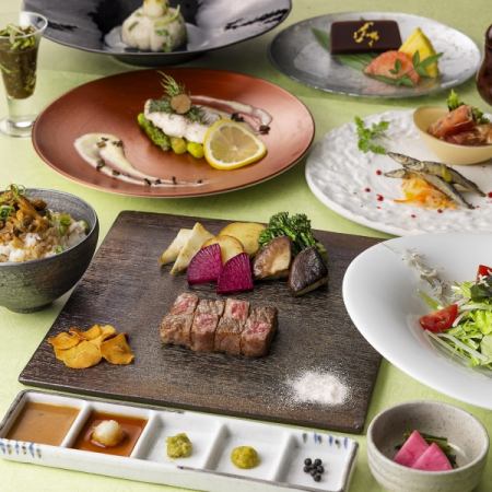 【若葉】5～6月季節限定！メインは佐賀牛◆旬の食材が愉しめる全11品鉄板焼きコース◆