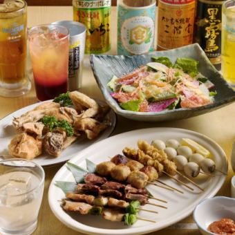 [Year-end party course] Includes 2 hours of all-you-can-drink♪ Daruma's recommended banquet course