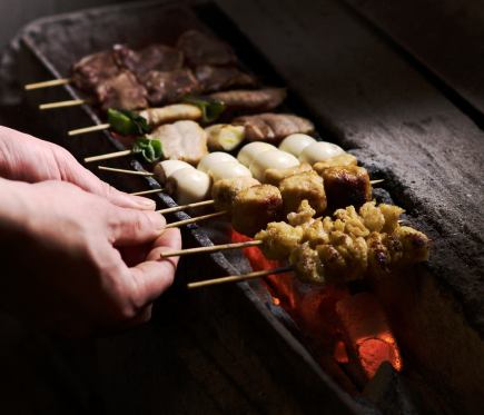 [Year-end Party Course] Includes 2 hours of all-you-can-drink ♪ Thoroughly prepared skewer course