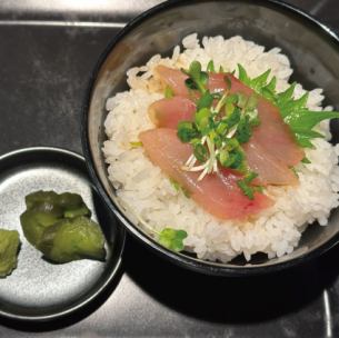 本日の白身茶漬け