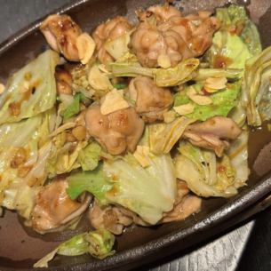 鉄板鶏ハラミスタミナ焼き