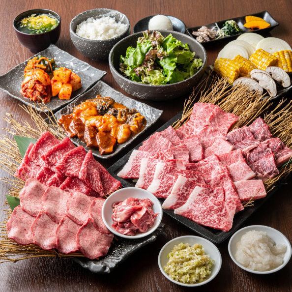 [Perfect for company banquets and dates] Enjoy high-quality Japanese black beef! Banquet course