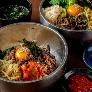 ビビンバ各種　※ミニわかめスープ付き