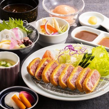【ディナー】ビフカツ御膳￥3,850(税込)