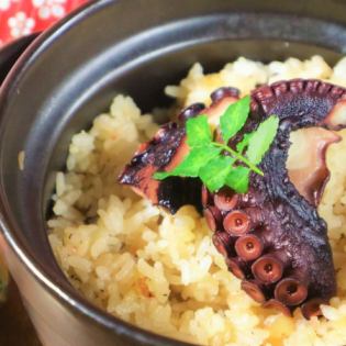 Akashi octopus rice