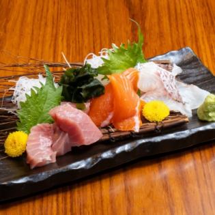 ●Three types of sashimi