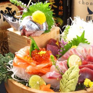 ●Five kinds of sashimi