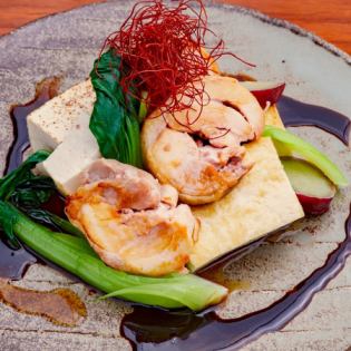 ●若鶏と焼き豆腐の麻辣ソース