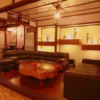 The comfortable sofa seating is highly recommended.