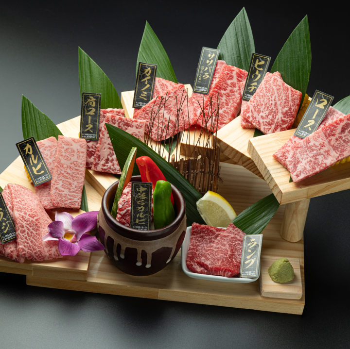 【豪華絢爛な肉舞台】牛侍階段セット◎3名様用◆7500円(税込)