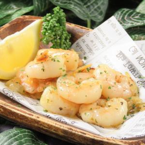 Hawaiian garlic shrimp