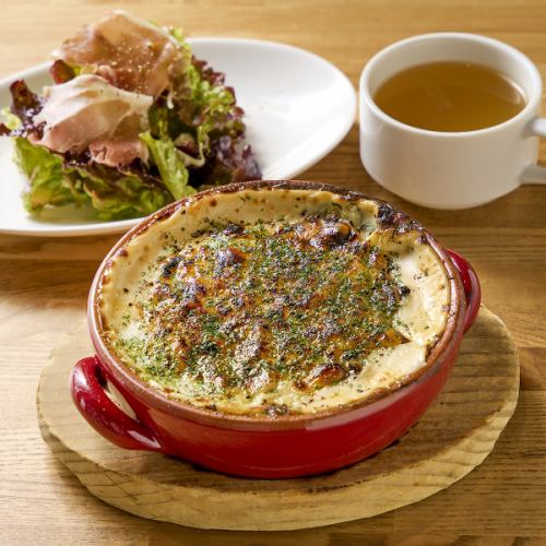 【Cランチ】ぷりぷり海老ととろーりチーズのクリームドリア