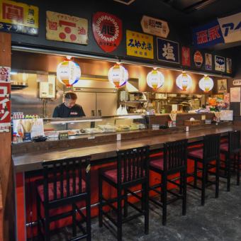 カウンター席あり