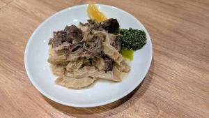 Florentine-style stewed beef tripe in white wine