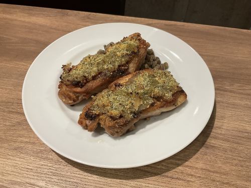 鶏もも肉のソテー ディアボラ風
