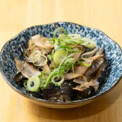 [Quick] Deep-fried eggplant in broth
