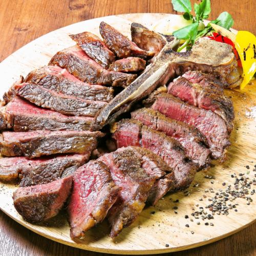 Course plan with our specialty!! [T-bone steak] 4,500 yen