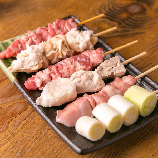[Traditional taste that hasn't changed in 50 years since its founding] Fresh offal and exquisite grilling are popular! One grilled offal starts from 110 yen